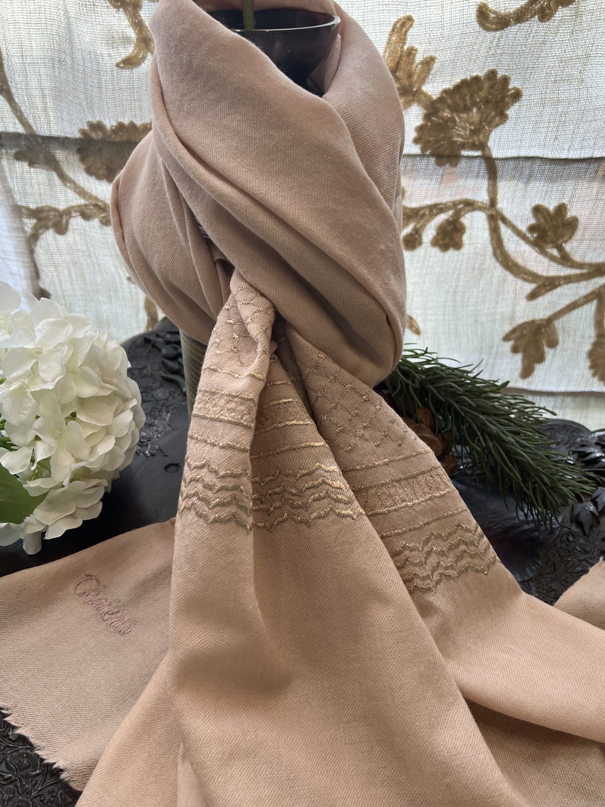 Pashmina Zari Wrap
